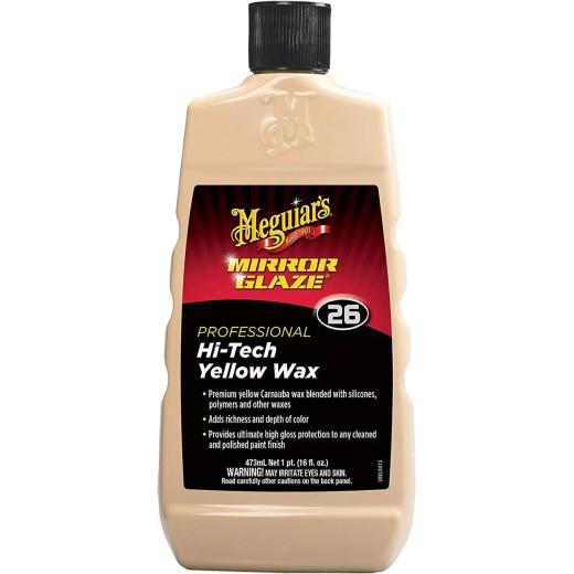 Натуральний жовтий віск - Meguiar's Professional Hi-Tech Yellow Wax 473 мл. (M2616)