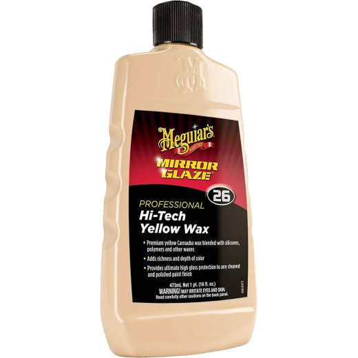 Натуральний жовтий віск - Meguiar's Professional Hi-Tech Yellow Wax 473 мл. (M2616)
