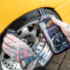 Аплікатор з утримувачем для чорніння гуми і пластику - Meguiar's Tyre Dressing Applicator Pad чорний (X3090)