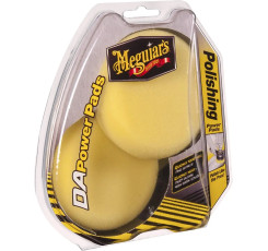 Набір середньої жорсткості кругів для полірування - Meguiar's DA Polishing Power Pads 90 мм. 2 шт. жовтий (G3508INT)