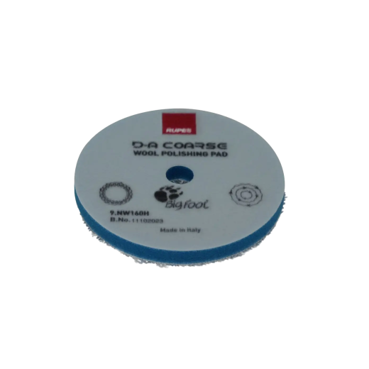З жорсткої шерсті, Ø150/160 мм Полірувальний круг RUPES D-A Coarse Wool Polishing Pad NW160H