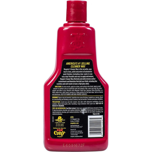 Очищувач рідкий віск - Meguiar's Cleaner Wax Liquid 473 мл. (A1216)