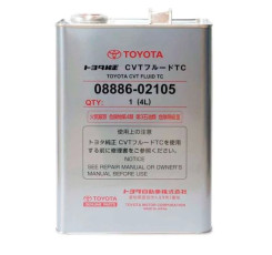 Синтетичне трансмісійне мастило, 4 л Toyota CVT Fluid TC