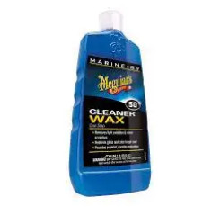 Однокроковий очисний віск для човнів — Meguiar`s Marine/RV One Step Cleaner Wax Liquid 473 мл. (M5016)
