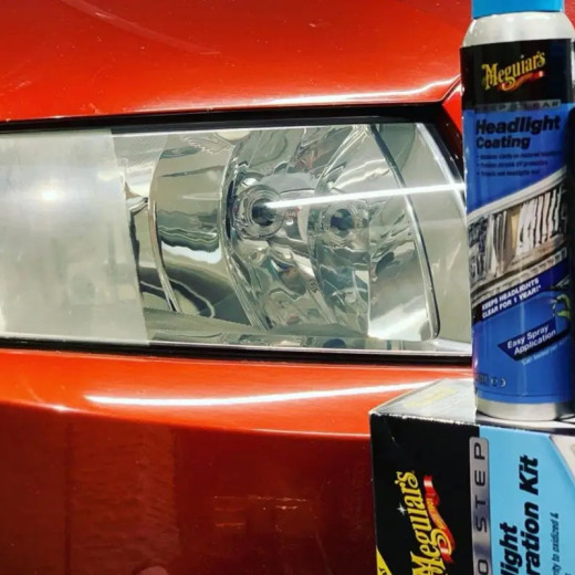 Набір для відновлення та захисту фар - Meguiar's Two Step Headlight Restoration Kit (G2970)