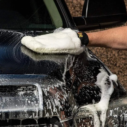 Рукавиця мікрофіброва для мийки - Meguiar's Ultimate Microfiber Wash Mitt 20х25 см. (E102EU)
