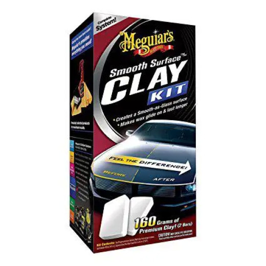Набір для чищення кузова з ефектом поліролю - Meguiar's Smooth Surface Clay Kit (G1016)