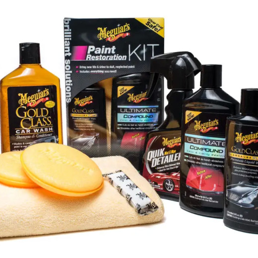 Подарунковий набір для відновлення кузова авто - Meguiar's Paint Restoration Kit (G3300)