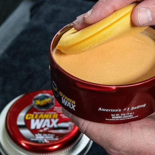 Очищувач твердий віск - Meguiar's Cleaner Wax Paste 311 г. (A1214)