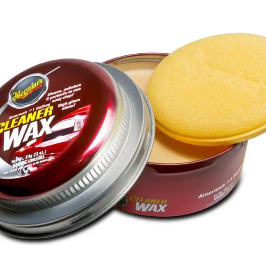 Очищувач твердий віск - Meguiar's Cleaner Wax Paste 311 г. (A1214)