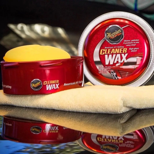 Очищувач твердий віск - Meguiar's Cleaner Wax Paste 311 г. (A1214)