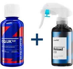 CarPro CQuartz UK 30ml - набір для легкого нанесення керамічного покриття для ЛФП, 24мес +