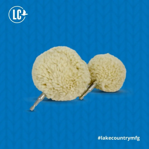 Полірувальний вовняної куля з адаптером - Lake Country Wool Ball 73 мм (81-103)