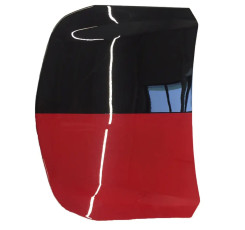 TM-224-BR Чорно-червона модель капота - BIG SIZE car hood model with half BLACK and half RED paint