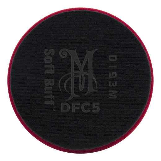 Полірувальний круг жорсткий — Meguiar's DA Soft Buff Foam Cutting Pad 140 мм. бордовий (DFC5)
