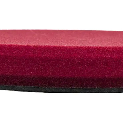 Полірувальний круг жорсткий — Meguiar's DA Soft Buff Foam Cutting Pad 140 мм. бордовий (DFC5)