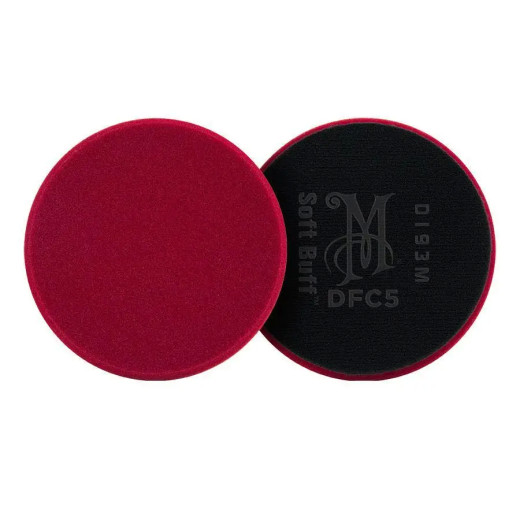 Полірувальний круг жорсткий — Meguiar's DA Soft Buff Foam Cutting Pad 140 мм. бордовий (DFC5)